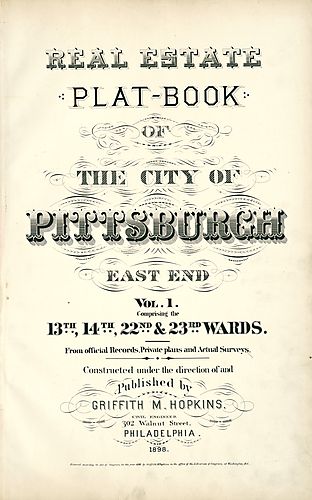 City of Pittsburgh, 13th, 14th, 22nd & 23rd Wards