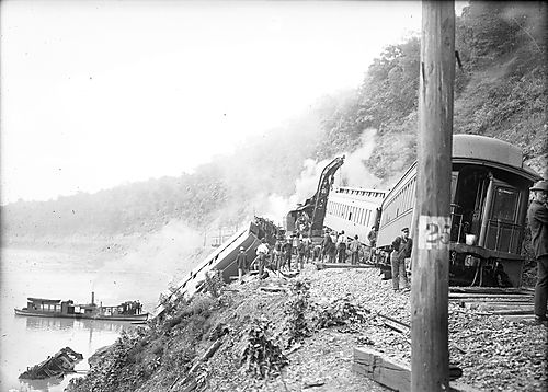 Pittsburgh and Lake Erie Railroad Wreck