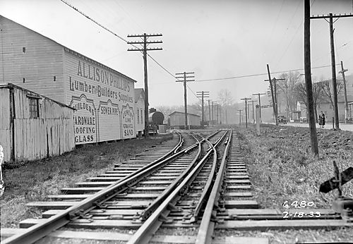 Waynesburg and Washington Railroad Tracks