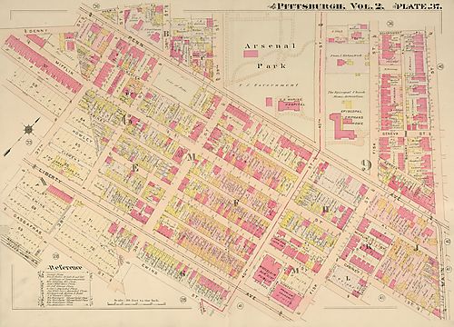 Lower Lawrenceville, Central Lawrenceville, Bloomfield