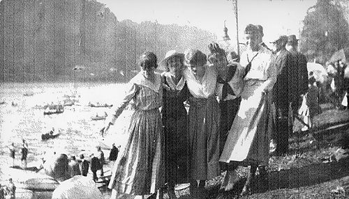 Girls Attend a Regatta