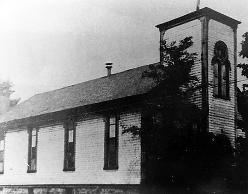 Side View of St. Irenaeus Catholic Church