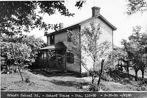 Scharf family Clapboard Home on Brandt School Road