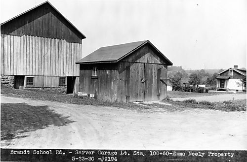 Sarver barn on Brandt School Road