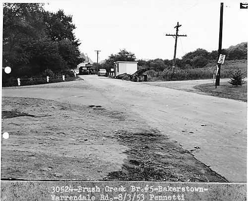 Brush Creek Bridge #5, Bakerstown-Warrendale Road