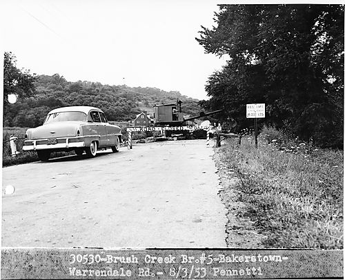 Brush Creek Bridge #5, Bakerstown-Warrendale Road