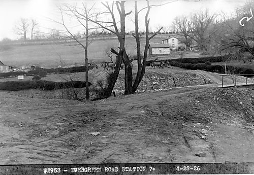 Evergreen Road - Station 7+