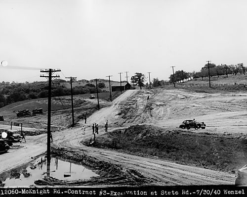 Construction of McKnight Road