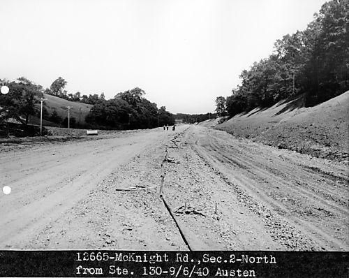 Construction of McKnight Road