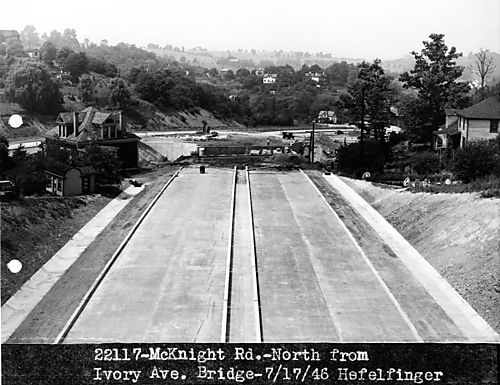 Construction of McKnight Road