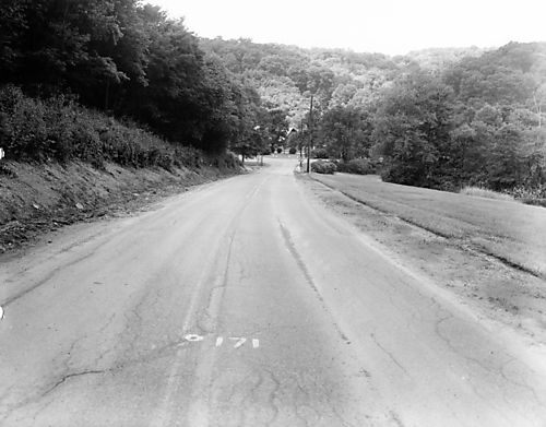 North Ridge Road before 1971 Improvement station 0+171 to 0+176 End