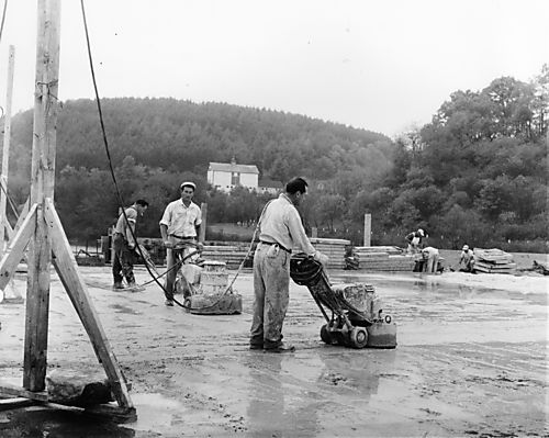 Construction of North Park Ice Rink