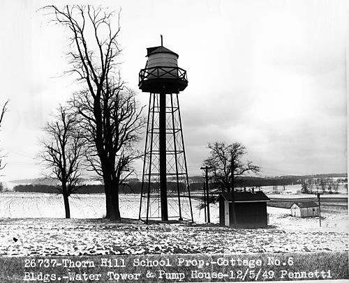 Thorn Hill School Property - Cottage No. 6 Buildings - Water Tower and Pump House
