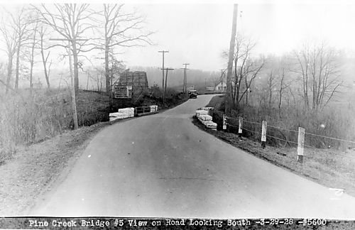 Pine Creek Bridge #5 looking south