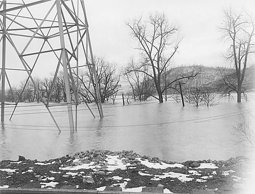 Tower in the 1936 Flood