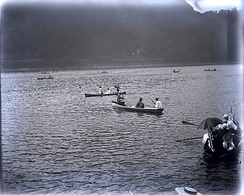 Canoes on the Allegheny River