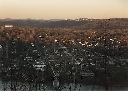 View of Oakmont and Hulton Bridge from Above