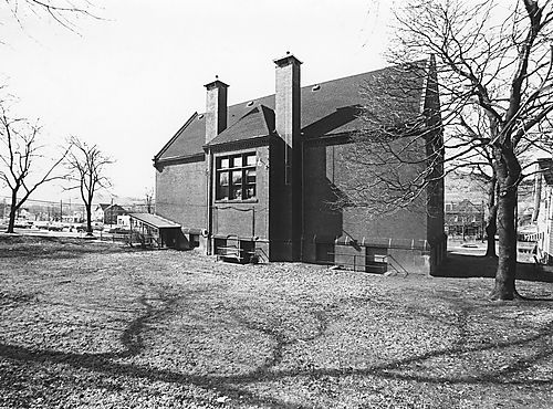 Back of the Library Building