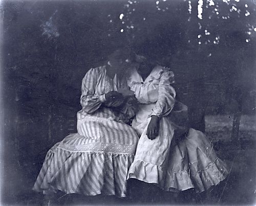 Harriet Cooper and Unidentified Woman