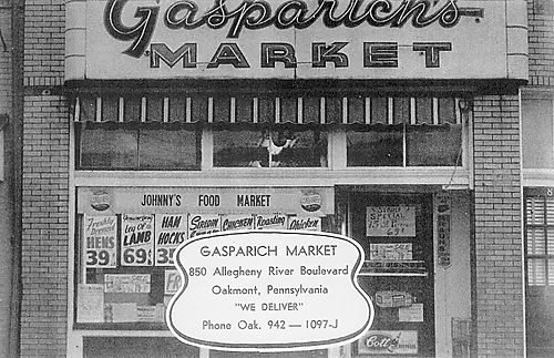 Advertisement for Gasparich's Market