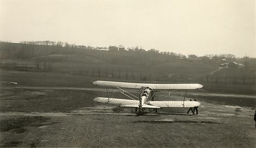 Airplane Taking Off at Rogers Field