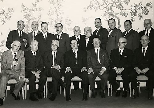 Rotary Club Group Portrait, 1956
