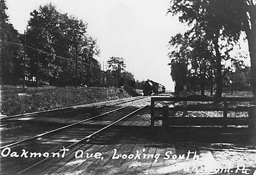 Looking South Down the Railroad Tracks