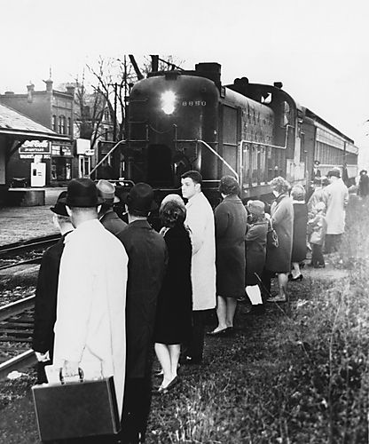 Catching One of the Last Passenger Trains at Oakmont Station