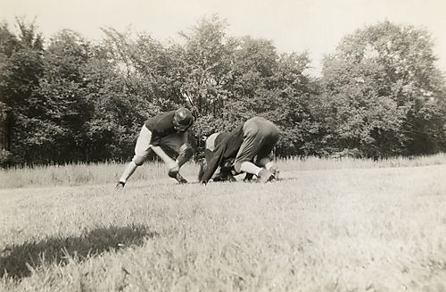 Football Players In Position