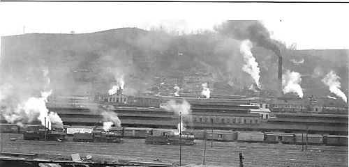 The Pitcairn Railroad Yard
