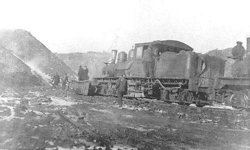 A Work Train Removing Tracks along William Penn Highway