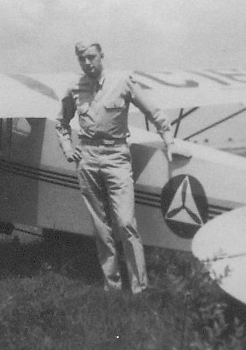 George Johnston and his Piper Cub