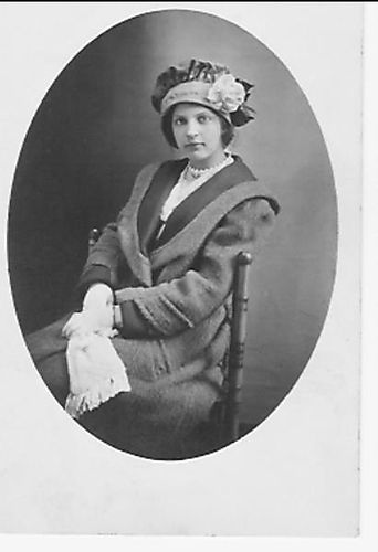 Alice Jane (Berger) Hall on her wedding day in 1914 