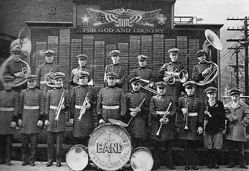 Pitcairn Hose Company No. 1 Band in 1930