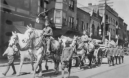 Military Funeral During World War I