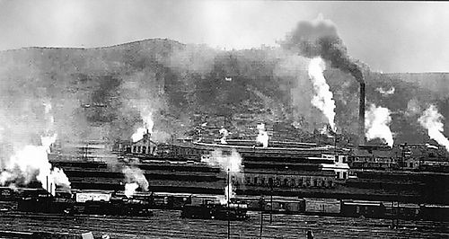 Pennsylvania Railroad Yard in the 1940s