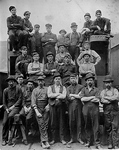 Workmen From Many Countries and Backgrounds