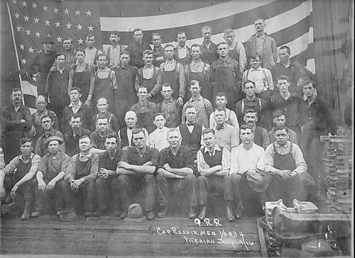 Car Repair Men of Pitcairn Yard No. 4