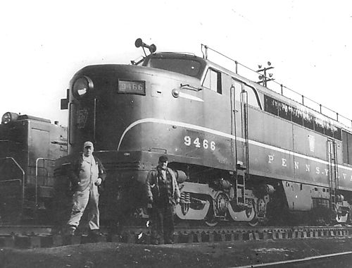 Clyde Marlin, Engineer, Ready to Mount Engine No. 9466