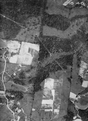 1936 Aerial Image - Franklin Township - Hopkins Church Road