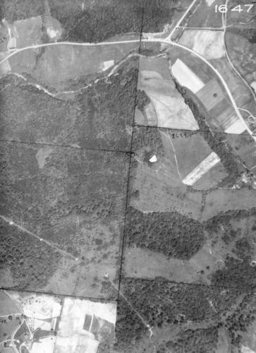 1936 Aerial Image - Franklin Township - Big Sewickley Creek Road