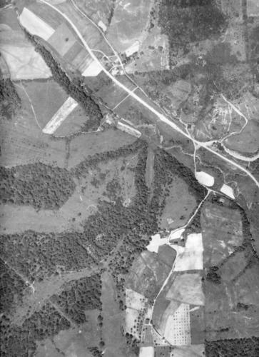 1936 Aerial Image - Franklin Township - Big Sewickley Creek Road