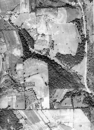 1936 Aerial Image - Franklin Township - McAleer Road