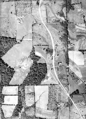 1936 Aerial Image - Franklin Township - Nicholson Road