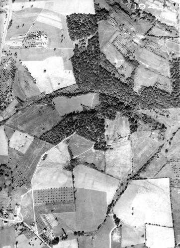 1936 Aerial Image - Franklin Township - Nicholson Road