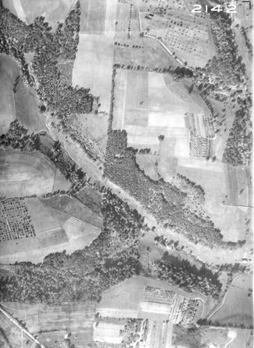 1936 Aerial Image - Franklin Township - Reis Run Road