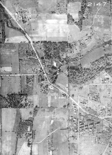 1936 Aerial Image - Franklin Township - West Ingomar Road