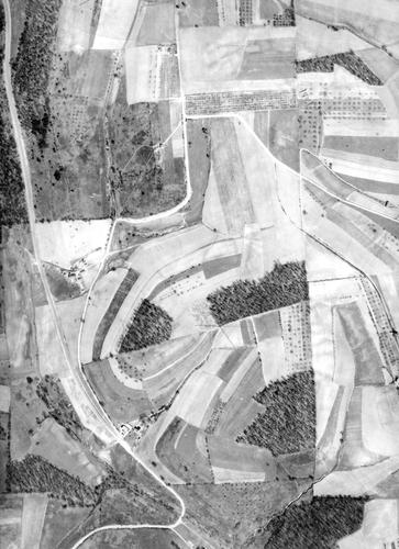 1936 Aerial Image - Franklin Township - Wexford Run Road