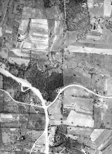 1936 Aerial Image - Town of McCandless - Ingomar Road