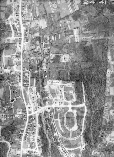 1936 Aerial Image - Ross Township - Perry Highway